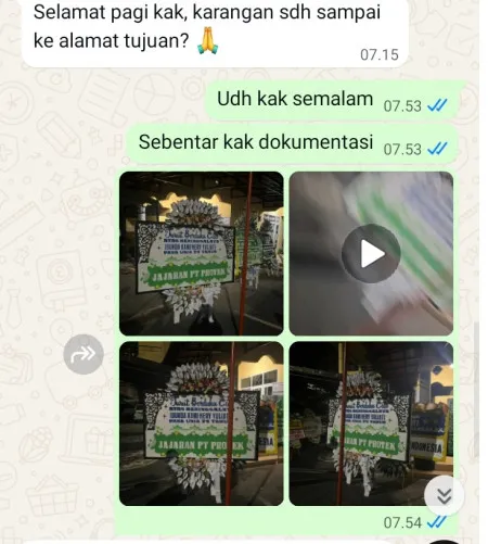 Pengiriman Papan Bunga Selamat Somogede Pituruh
